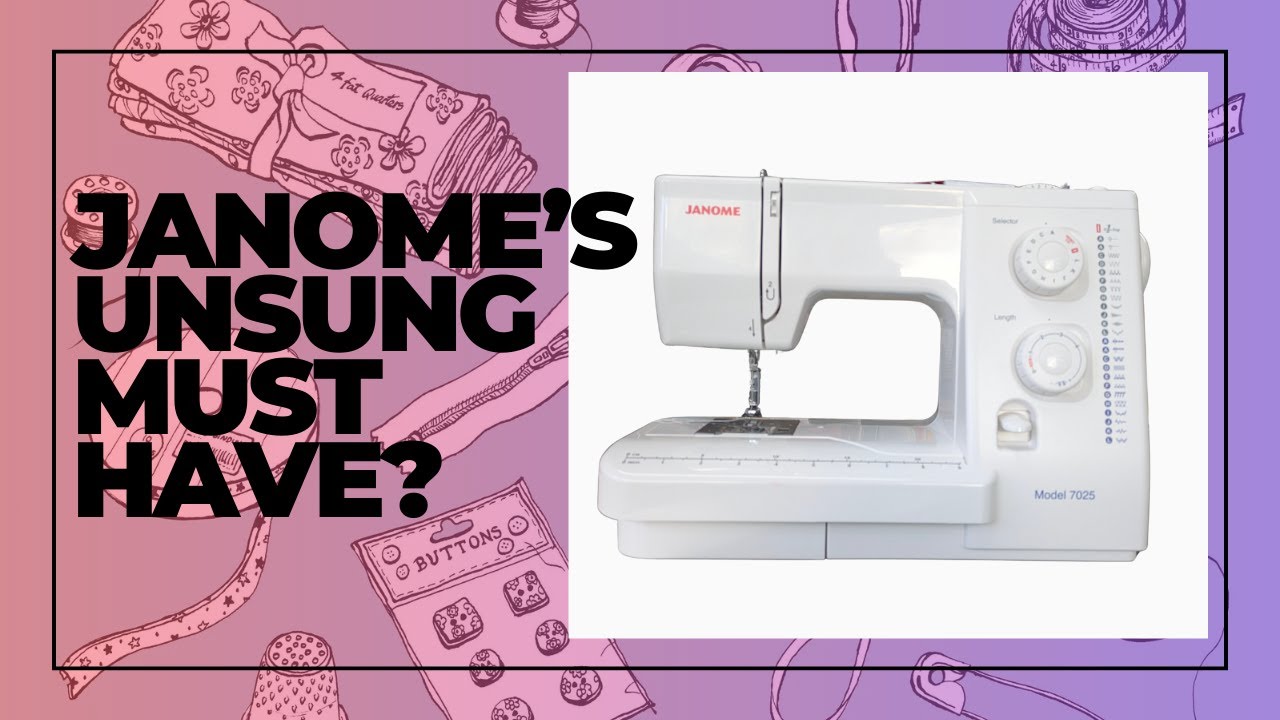 Обзор швейной машины Janome 7025: более дешевая альтернатива, о которой никто не говорит.