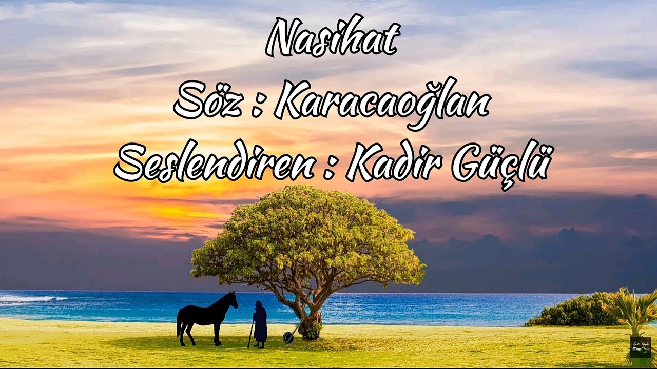 Karacaoğlan-Nasihat | Sesli Şiir {Karacaoğlan-Advice | Audio Poetry}