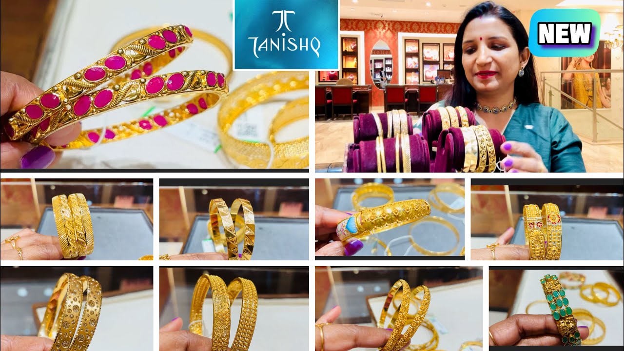 #2026 Exclusive 22KT Gold bangle designs with varities from Tanishq |Bangle&rsquo;s collections with price