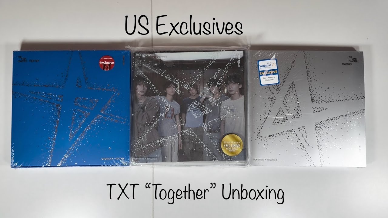 Unboxing: TXT Star Chapter Together US Exclusives [Target, Walmart, Barnes & Noble]