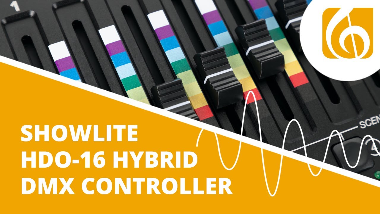 Showlite HDO-16 Hybrid DMX Controller Anleitung Bedienung