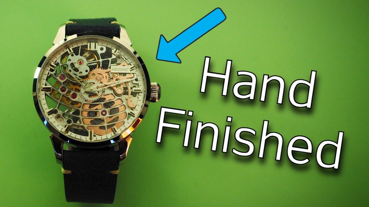 HEDONE SCULPTEUR An Affordable Skeletonized Watch With a Hand Finished Mechanical Movement