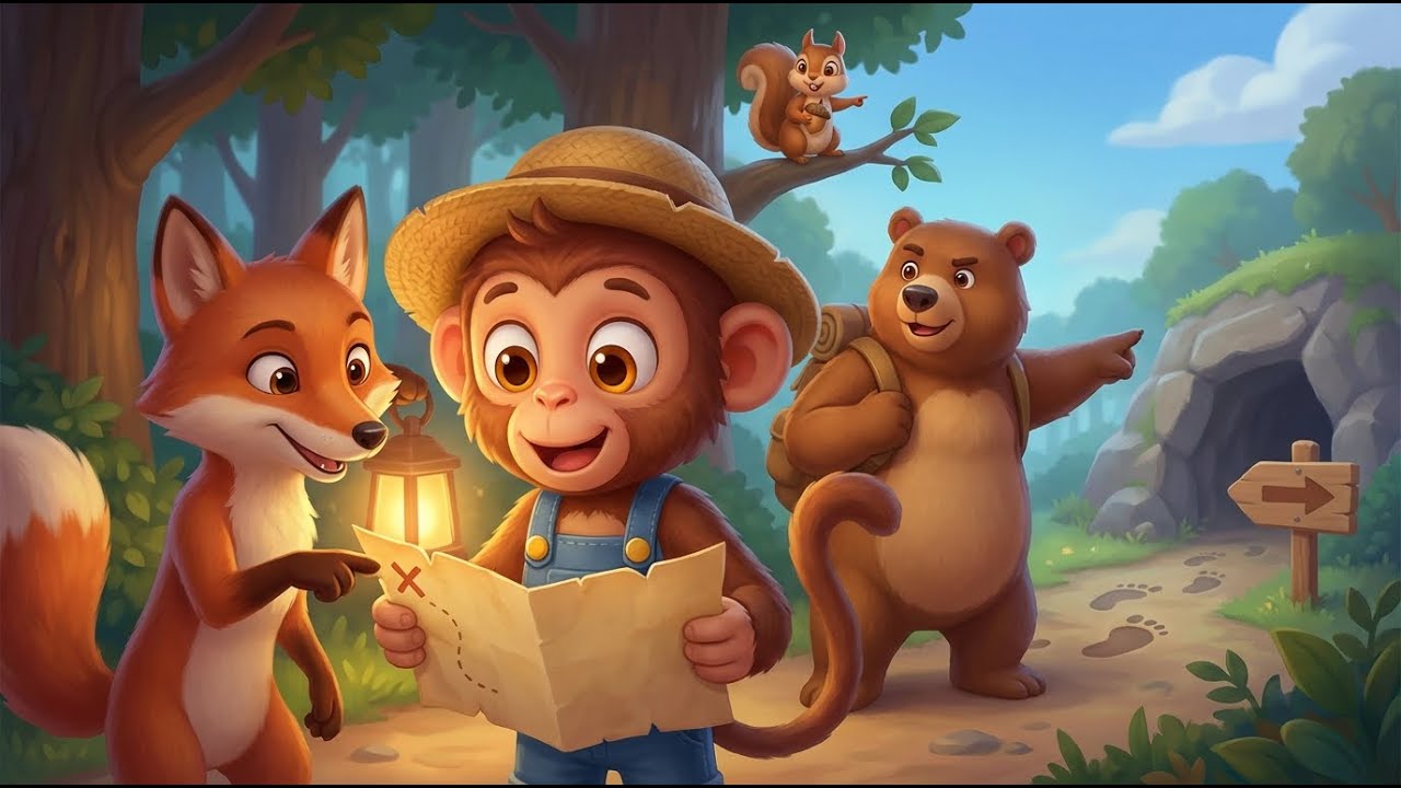 Monkey’s New Farm Adventures: From Planting Seeds to a Big Harvest Celebration! | Kids Cartoon