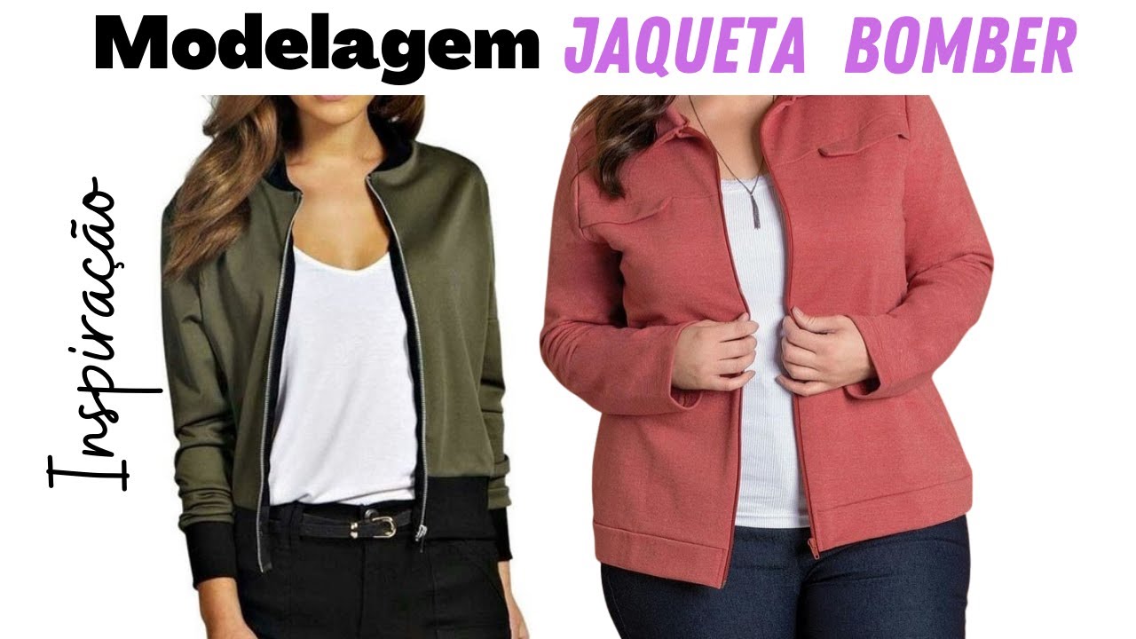 DIY- MODELAGEM FACIL JAQUETA BOMBER │VIVIANE PRATES