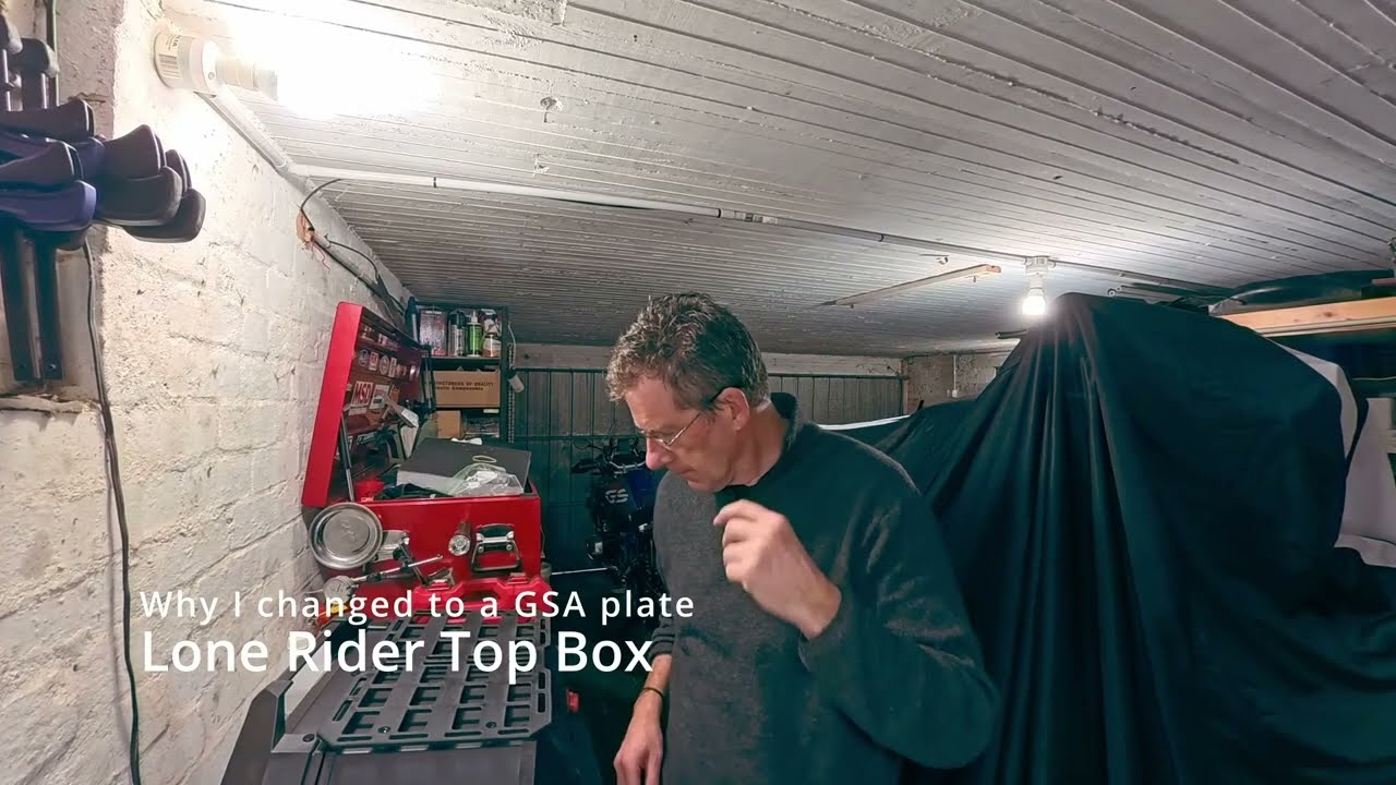 Why I changed out my BMW GS Lone Rider MotoCase mounting plate for a GSA version