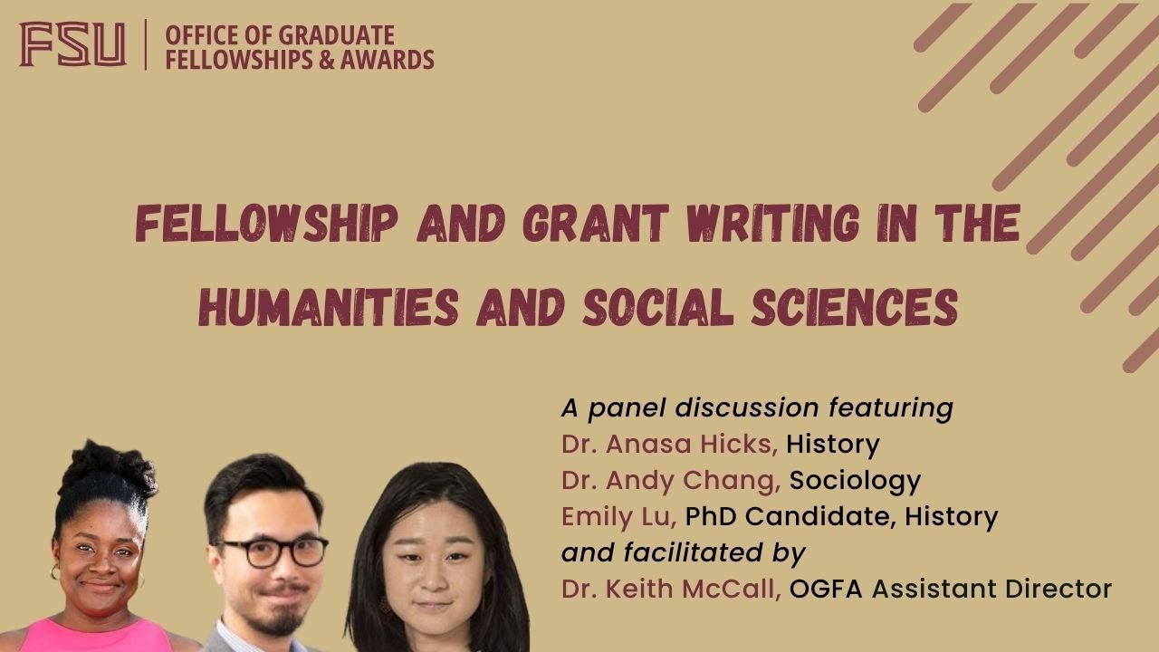 Fellowship and Grant Writing in the Humanities and Social Sciences
