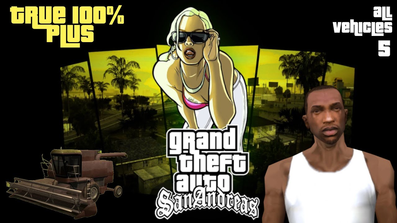 GTA San Andreas True 100% Plus - транспортные средства 5 - от клуба до Elegy