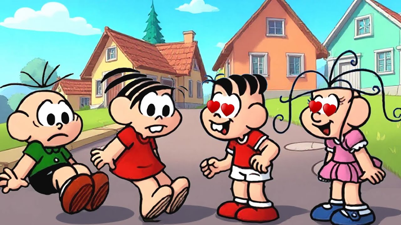 APAIXONADOS PELA MÔNICA E CEBOLINHA | GIBIS DUBLADOS DA TURMA DA MÔNICA