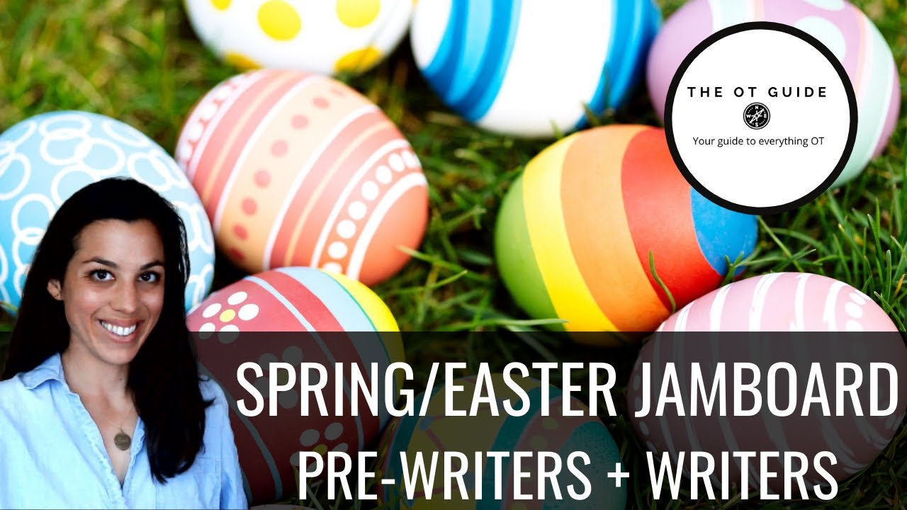 Spring + Easter Jamboards for Writers + Pre-Writers