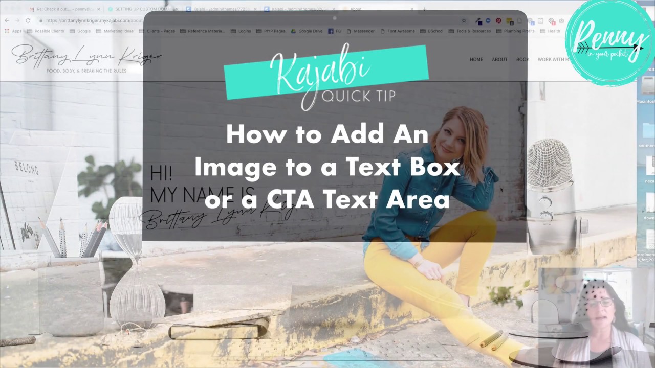 Kajabi Quick Tips - How To Add an Image to a Text Box