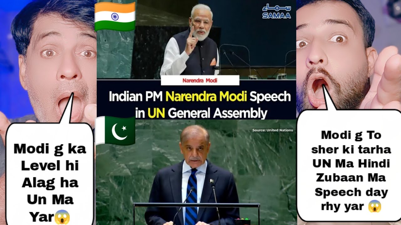 Indian PM Modi Speech In UN Vs Pakistani PM Shabaz Speech In UN | Pakistani Reactions