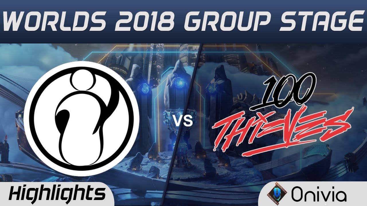 IG vs 100 Highlights Worlds 2018 Group Stage Invictus Gaming vs 100 Thieves by Onivia