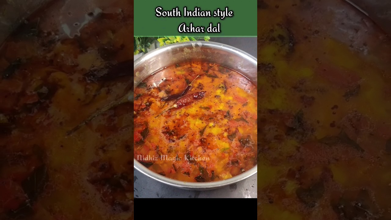 South Indian style arhar dal #recipe #shorts #phiraurkyachahiye