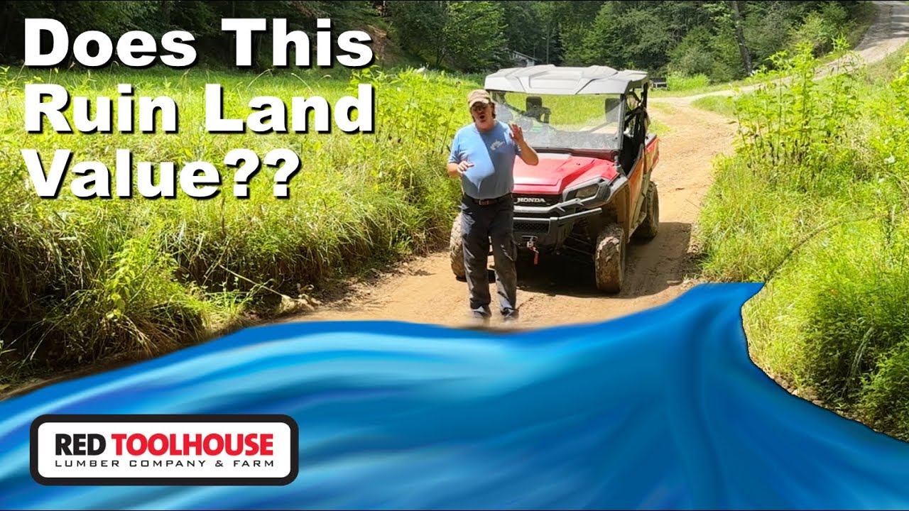 Should you consider land that has water crossing access?