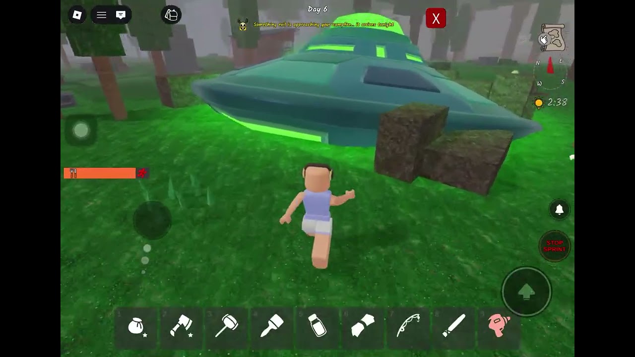 I played Roblox with my new friend (in Roblox!)
