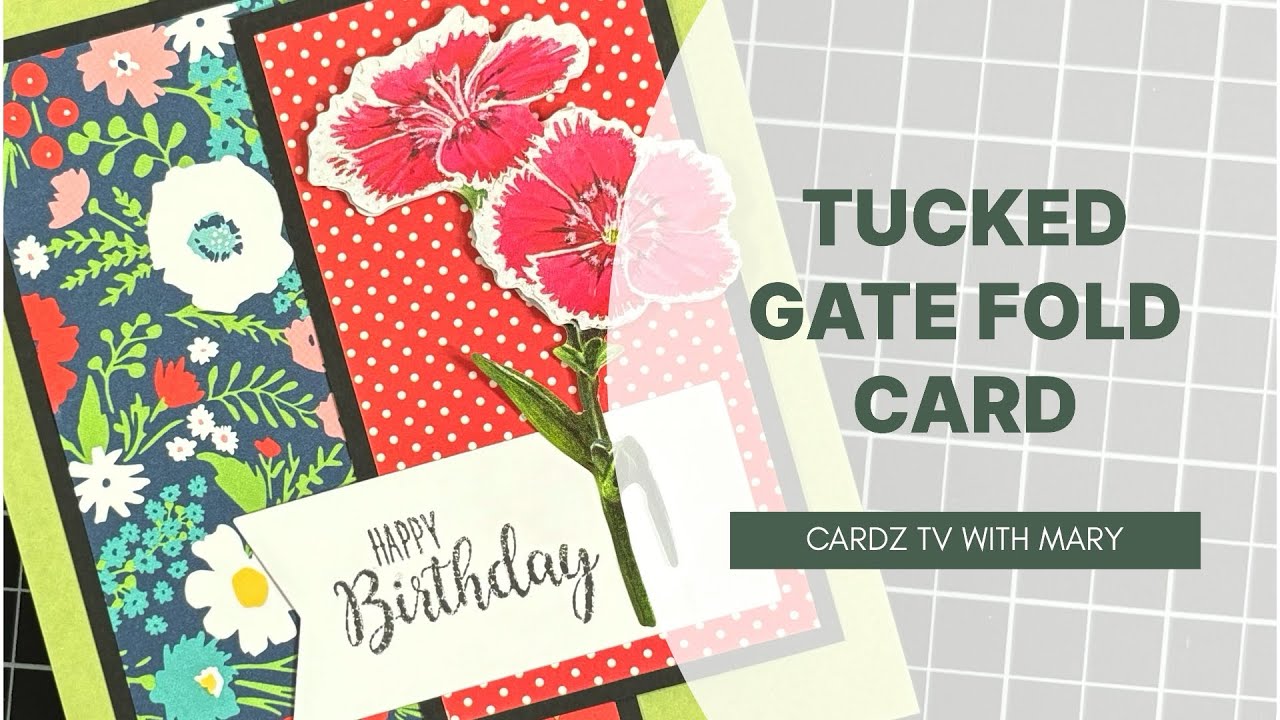 EASY TUCKED GATEFOLD CARD || FUN FOLD CARD SERIES
