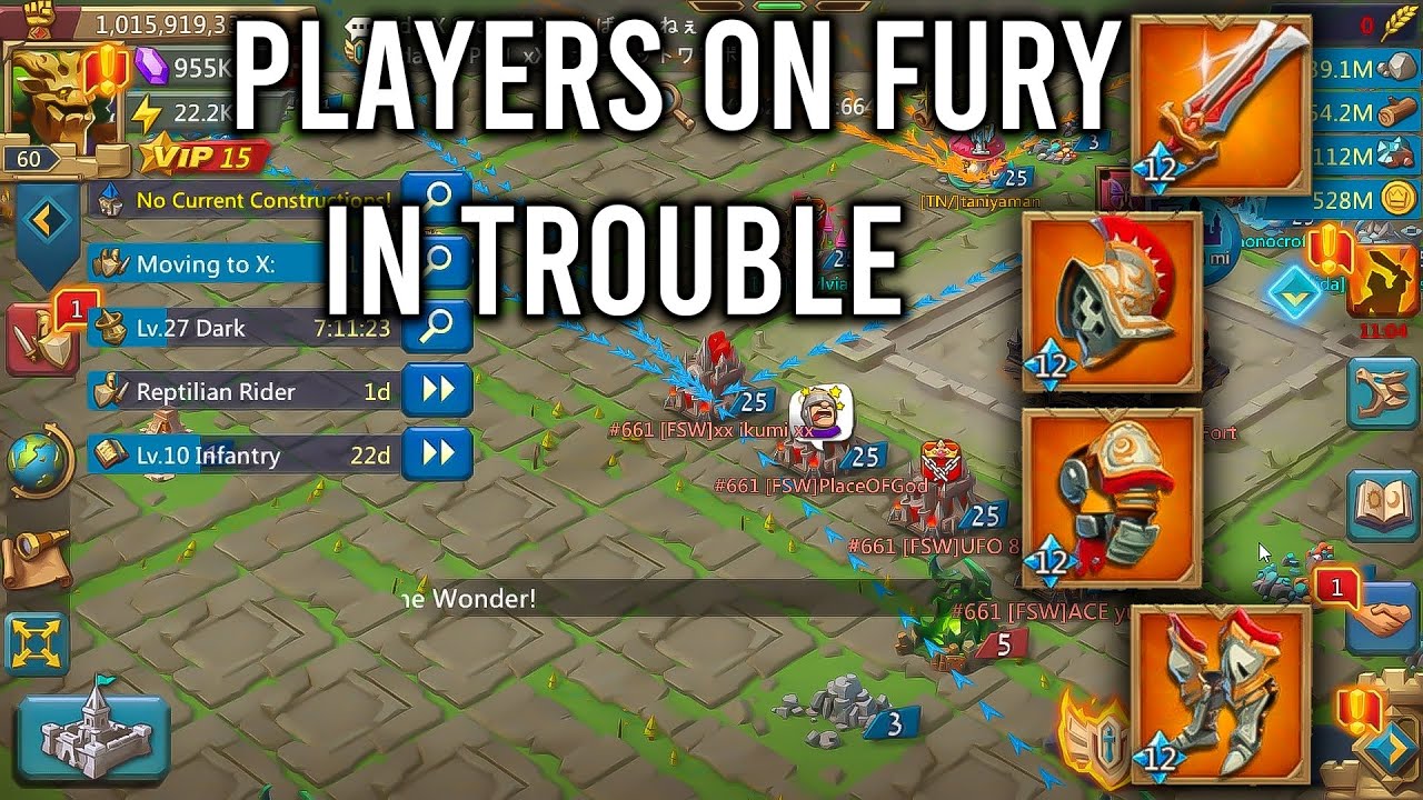Lords Mobile - Players In Fury Zeroed