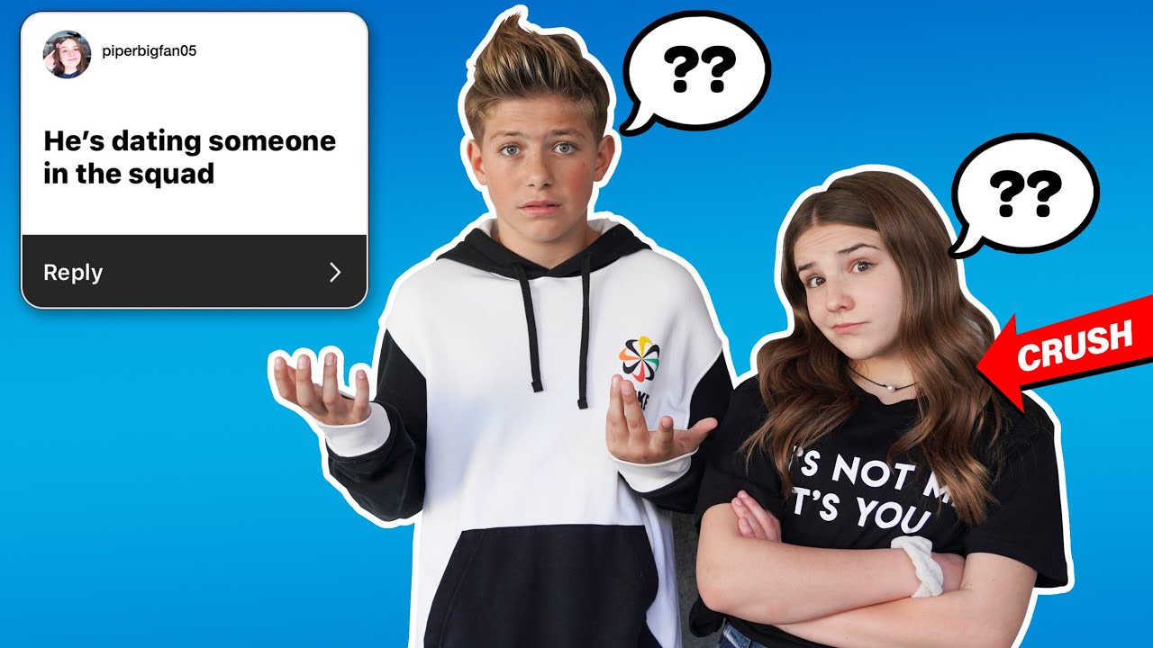 MY CRUSH REACTS TO INSTAGRAM ASSUMPTIONS ABOUT ME *FUNNY CHALLENGE*| Walker Bryant, Piper Rockelle