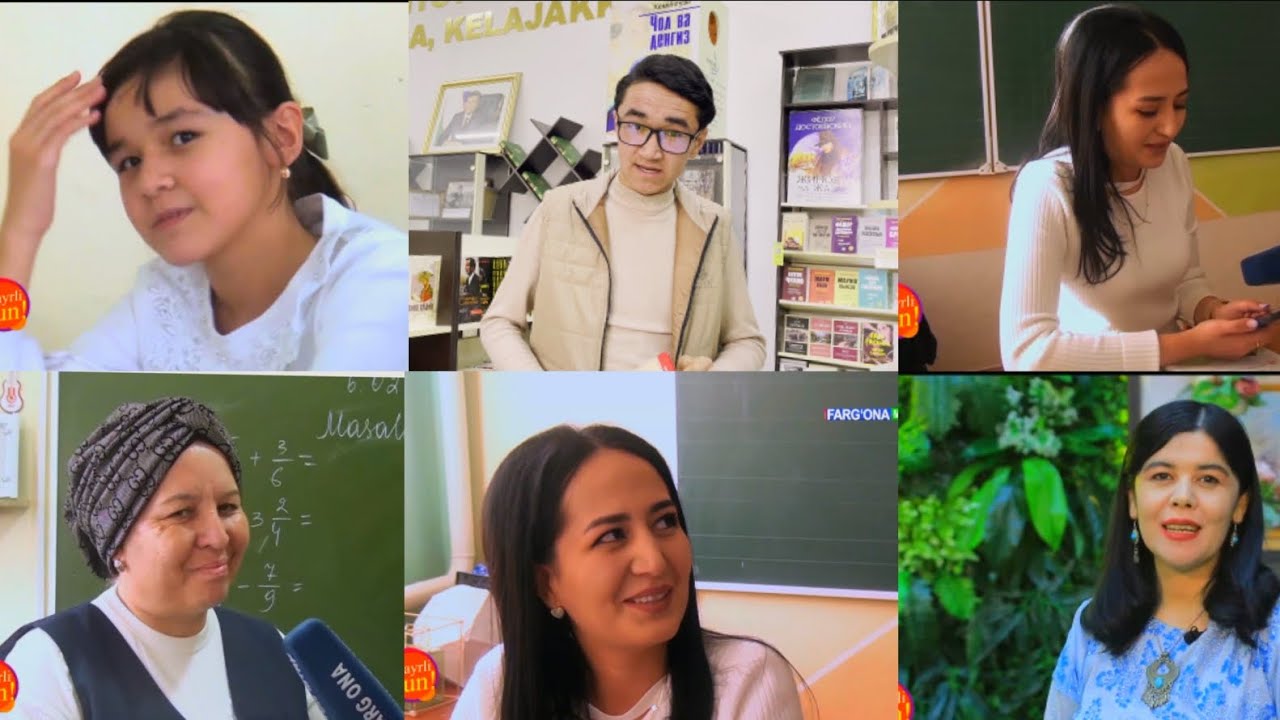CREATIVE 23-soni 1-qism  Fargʻona shahar 13-maktab oʻquvchilari va ustozlar bilan savol javob oʻyni