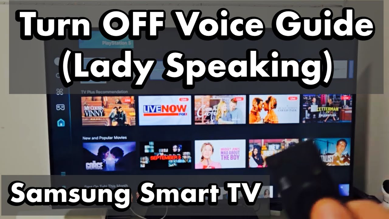 How to Turn OFF Voice Guide (Lady Speaking) on Samsung Smart TV (DU7200 Series)