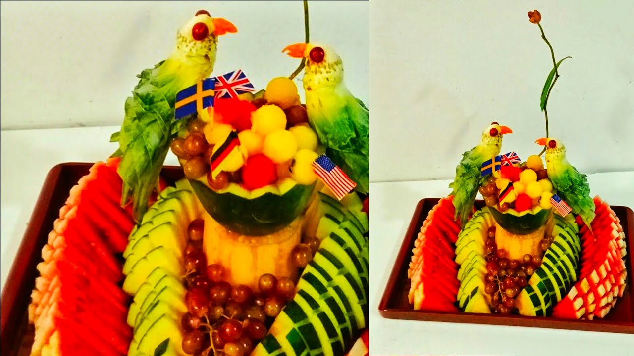 Best Fruit Platter Arrangement🍉🍇