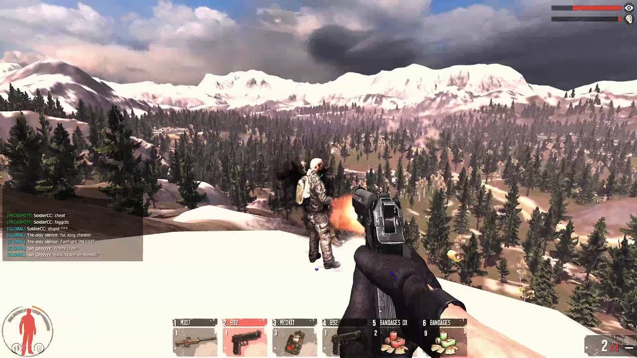 The War Z Sniping hillbillies with M107/Blaser/AW Magnum