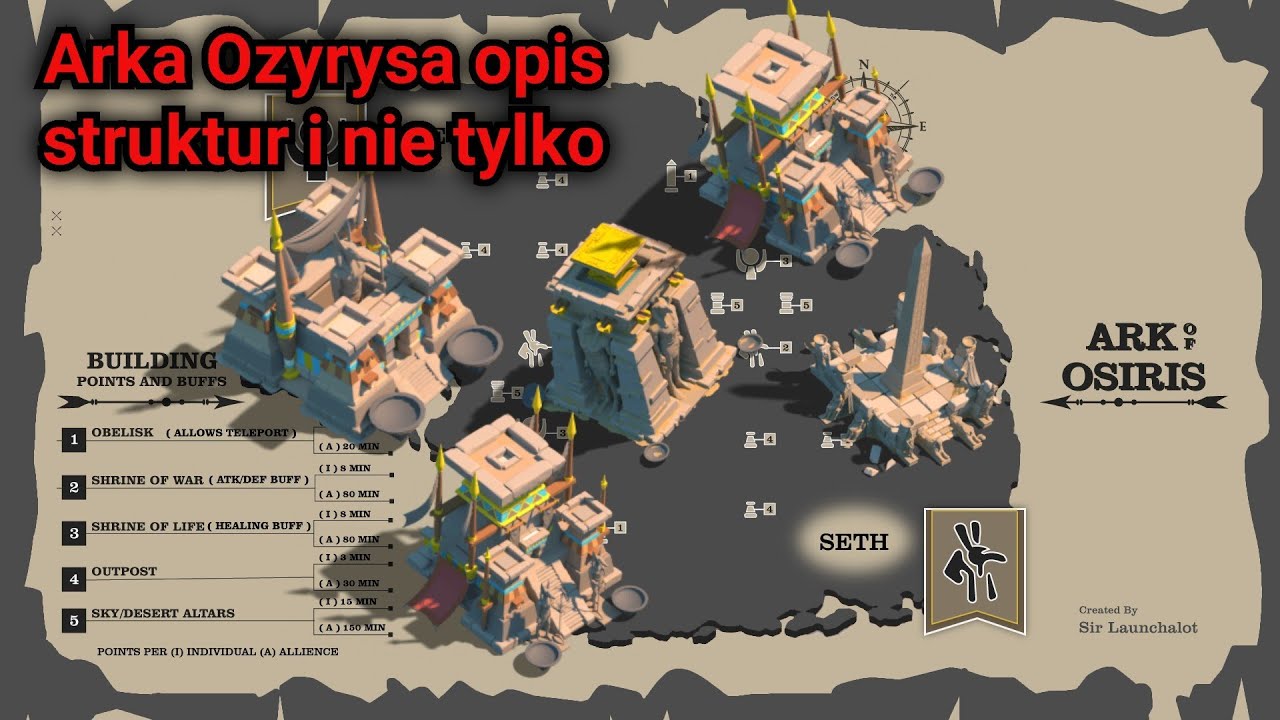 Arka Ozyrysa w Rise of Kingdoms. Na czym polega rozgrywka, opis struktur i przyznawania punktów.