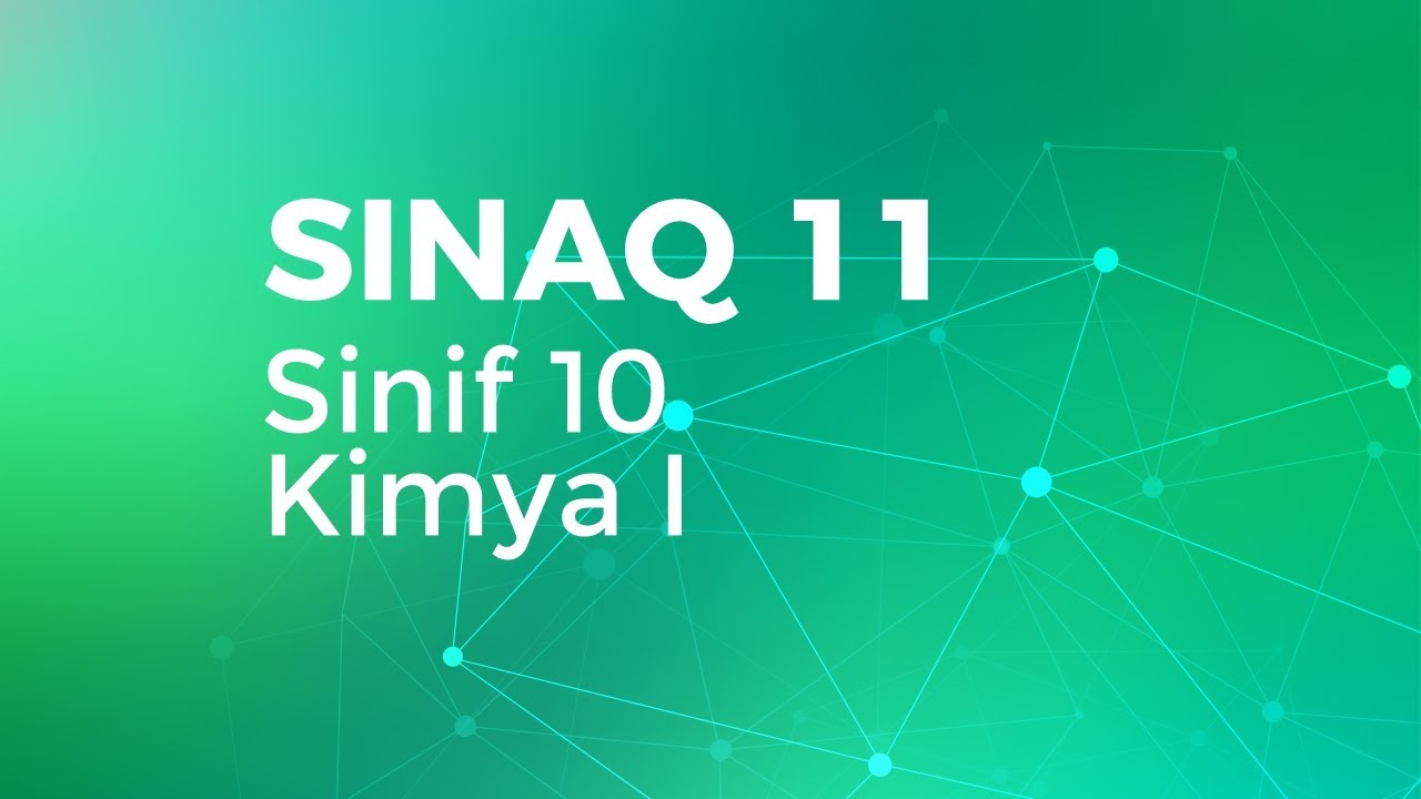 Kimya I 10-cu sinif  Güvən Sınaq 11 Qrup fənləri üzrə