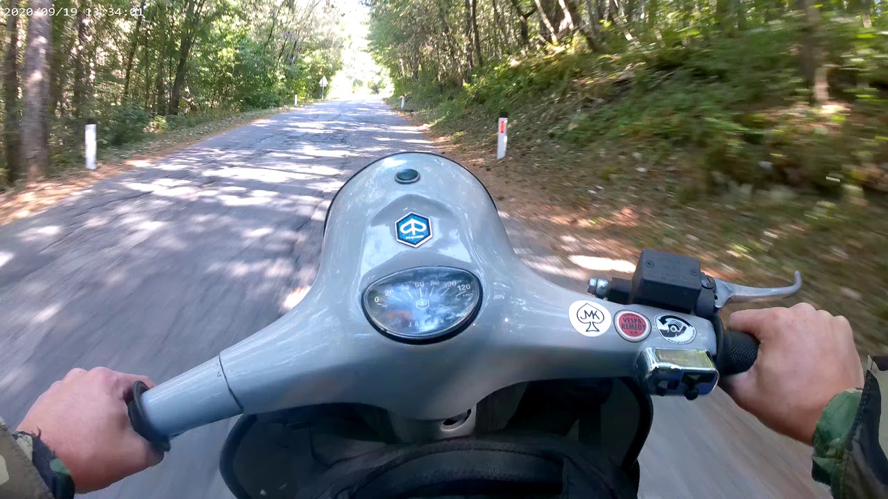 Vespa sprint veloce Monte Nevoso Slovenia part1