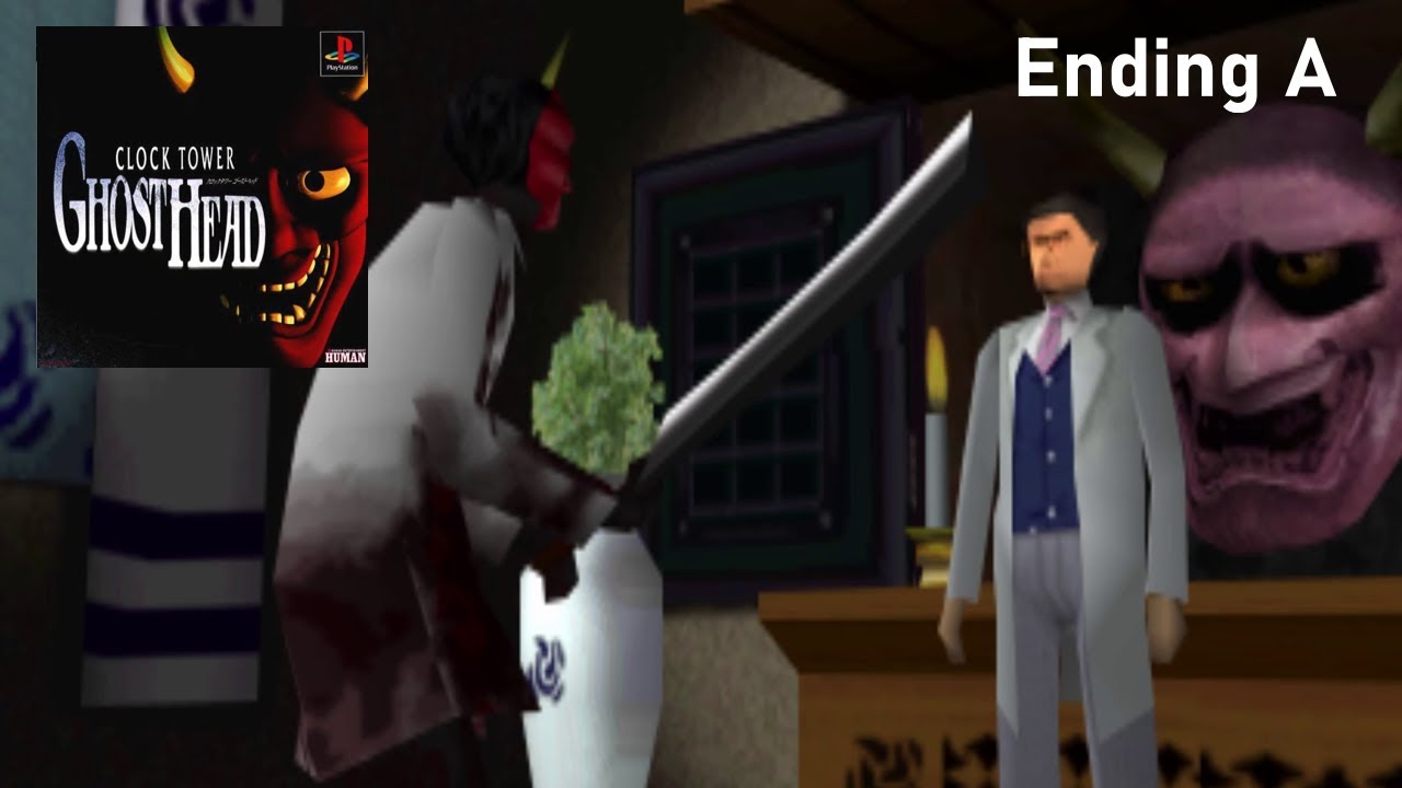 PSX Longplay | Clock Tower: Ghost Head - Ending A