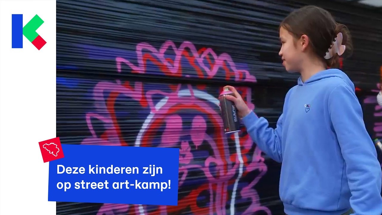 Deze kinderen zijn op street art-kamp!