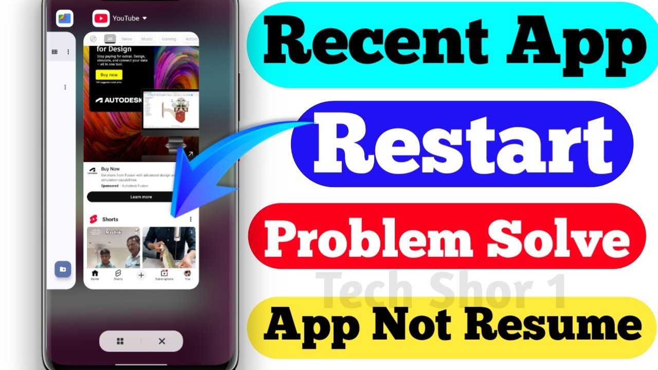 Recent app restart problem | How to solve background app restart