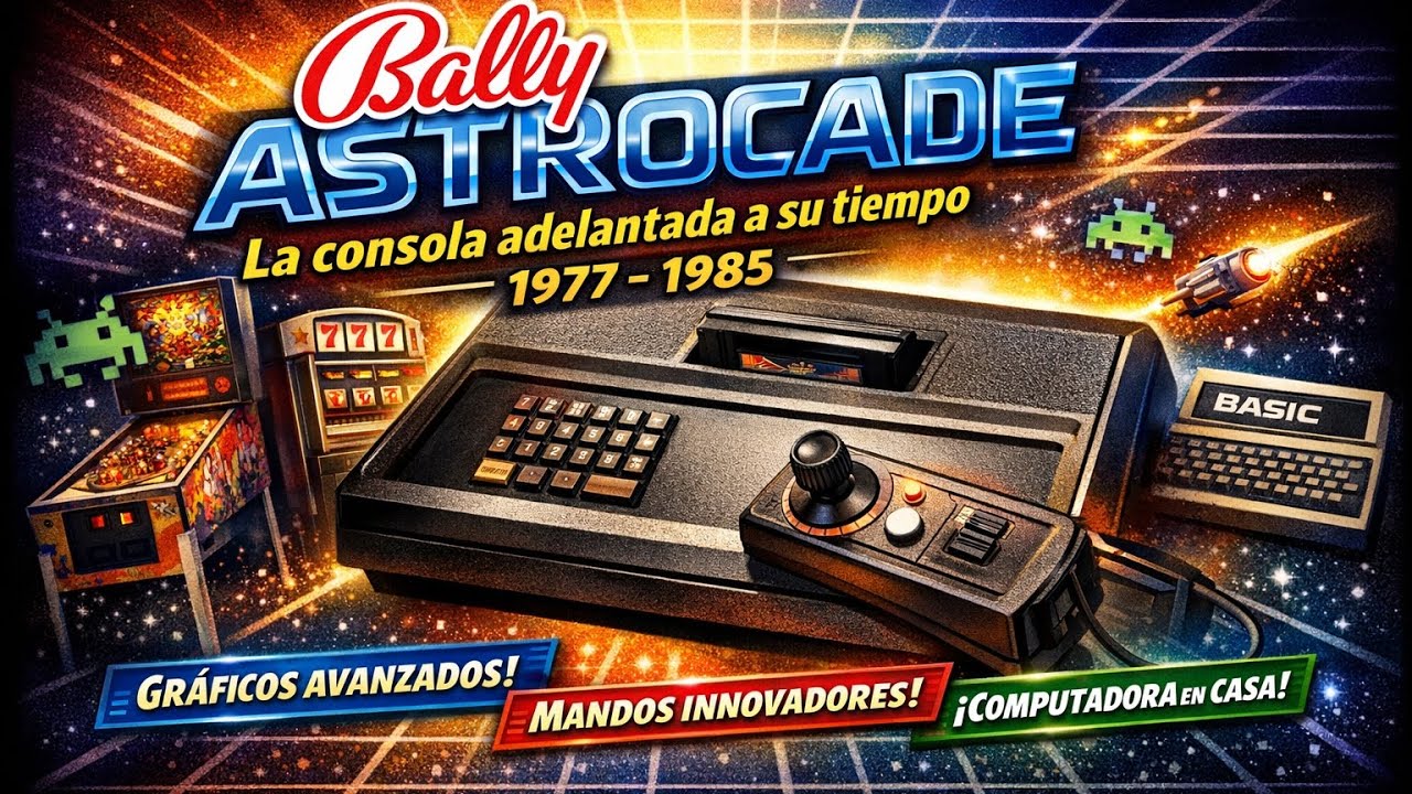 La consola que tenía 256 colores en 1977 (y aun así fracasó) | Bally Astrocade