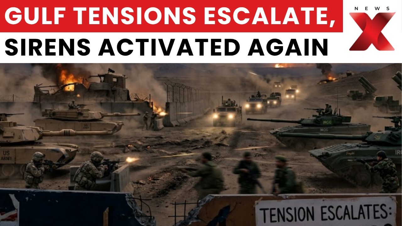 Bahrain Air Raid Sirens | Second Alert in 1 Hour Amid Gulf Missile Tensions | Breaking News