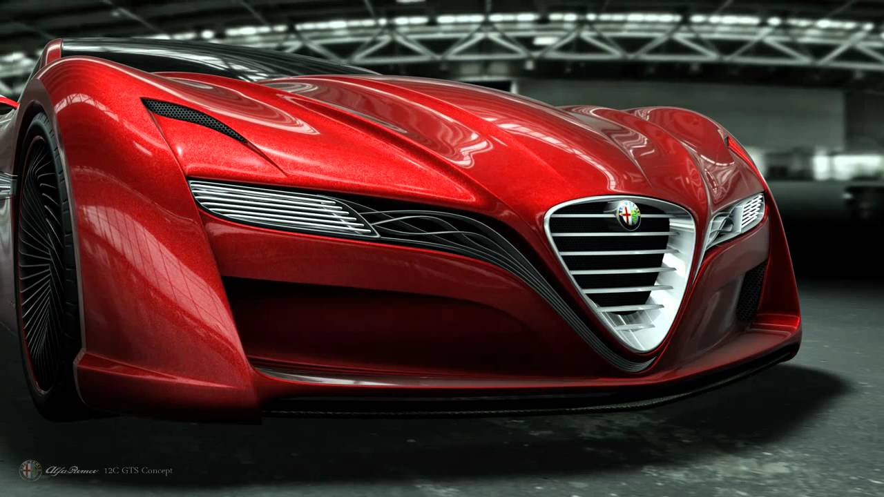 Ugur Sahin Design Alfa Romeo 12C GTS Concept animation