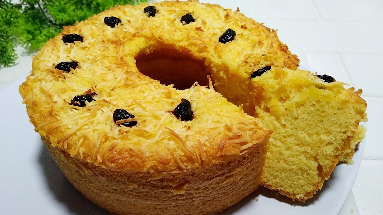 BOLU TAPE PANGGANG 3 TELUR SUPER MOIST LEMBUT DAN ENAK
