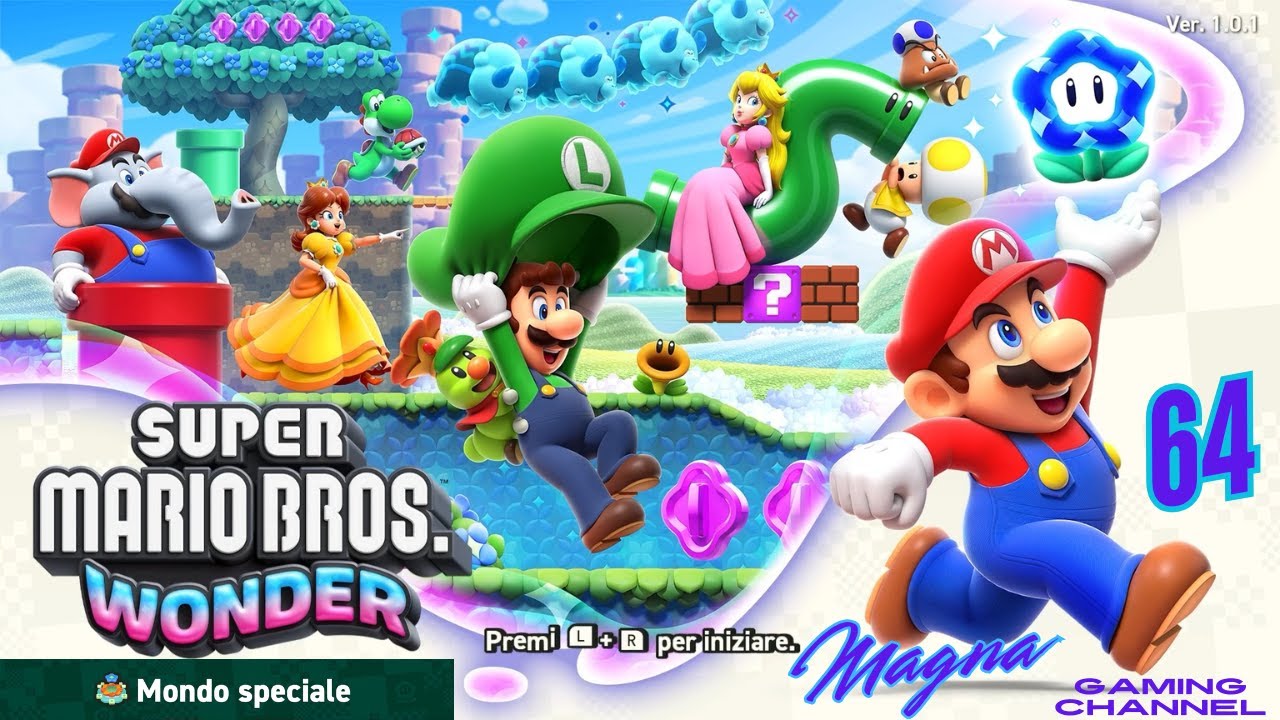 Super Mario Bros Wonder - MS - Cascate Dorate SP - Triplo Pericolo