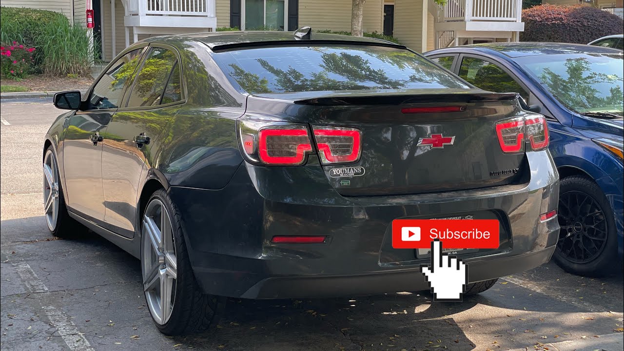 New Led Taillights For My 2015 Malibu + Broke My Front Splitter 🤦🏽‍♂️🤦🏽‍♂️#lifeoftrent #malibu