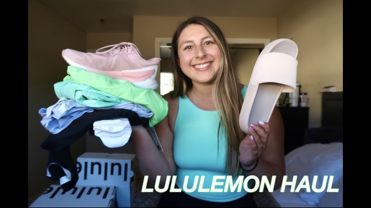 LULULEMON HAUL *TRY ON* - Blissfeel Shoes + Restfeel Slides!