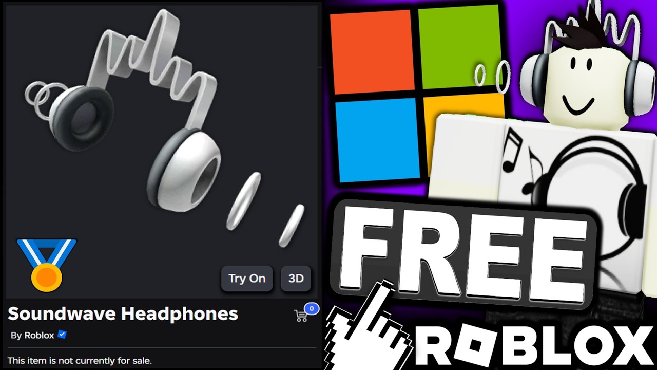 СОБЫТИЕ! КАК ПОЛУЧИТЬ наушники Soundwave! (ЭКСКЛЮЗИВ ROBLOX MICROSOFT REWARDS)