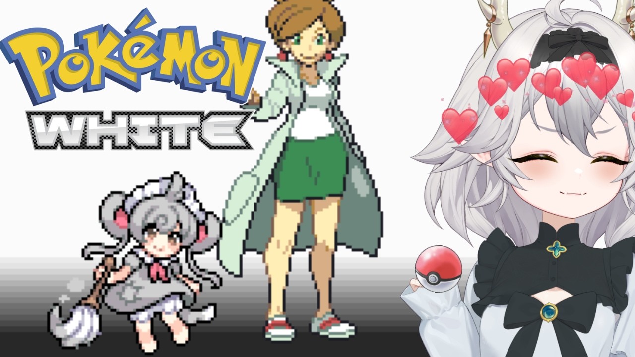 [Pokémon Moemon White] cute girls being cute things #envtuber #vtuber