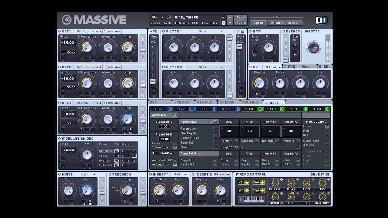 NI MASSIVE PRESETS: KICK MAKER, GALAXY ENSEMBLE AND MORE!