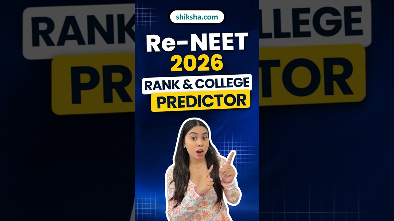 Re NEET Predictor 2026, NEET College Predictor, Re NEET 2026 Marks vs Rank, ReNEET Cutoff 2026 #neet