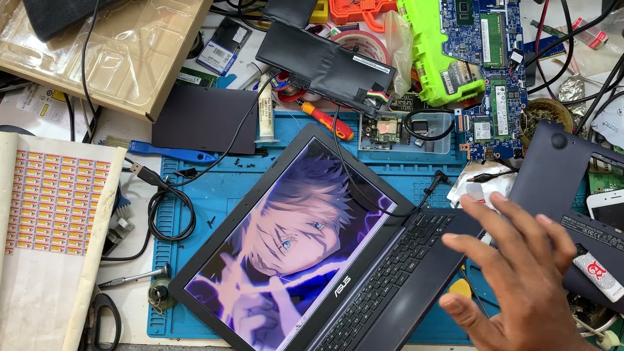 Laptop Asus E203N Mati Kalau Charger di Cabut | Ganti Baterai Solusinya !!!
