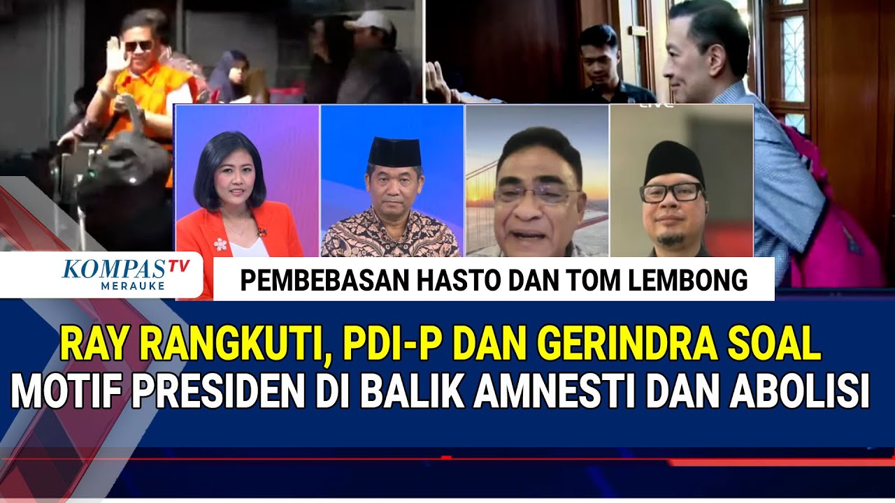 Ray Rangkuti, PDI P dan Gerindra Soal Motif Presiden Di Balik Amnesti dan Abolisi