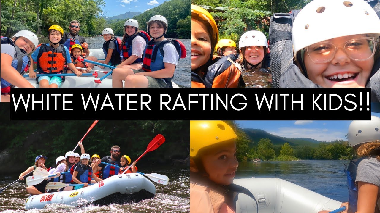 White Water Rafting with FIVE kids!! || Big Bear Rafting in Tennessee