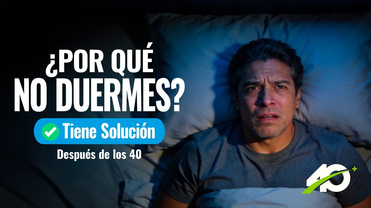 Por Qué No Duermes Bien Después de los 40 (y Cómo Arreglarlo con Suplementos y Trucos Simples)