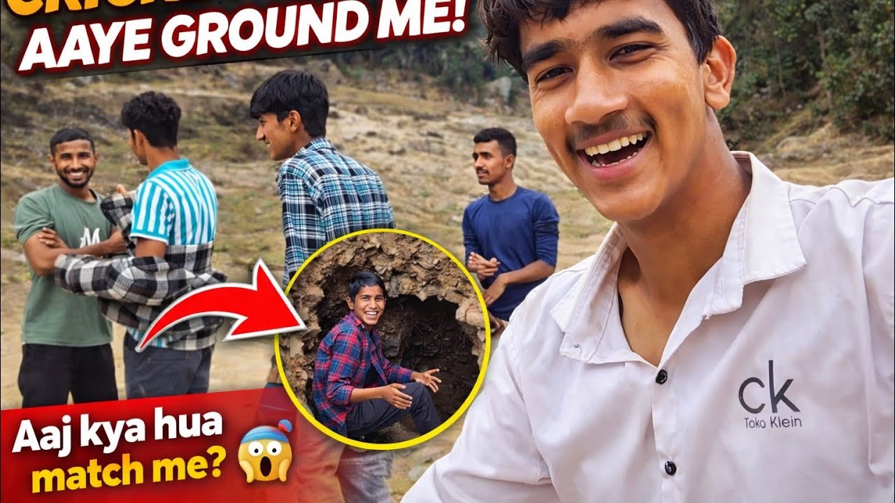Ground Me Cricket Khelne Gaye | Full Masti Cricket Match Vlog 😂🏏