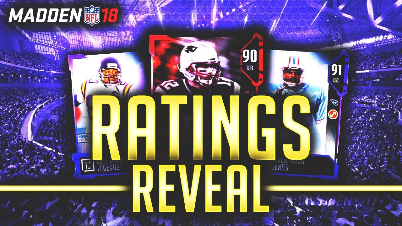 MUT 18 OVERALL REVEALS! Madden 18 Ultimate Team Ratings