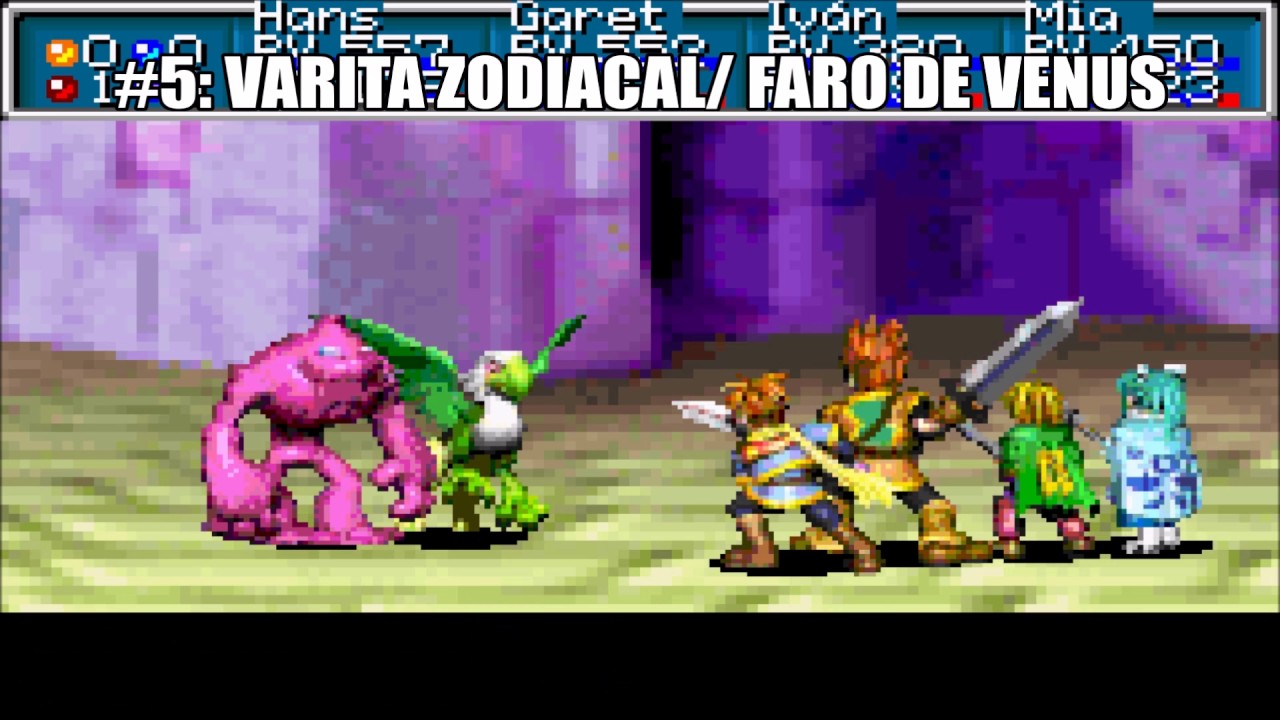 TUTORIAL: Golden Sun - Todos los objetos obtenibles mediante el método RNG (Random Number Generator)